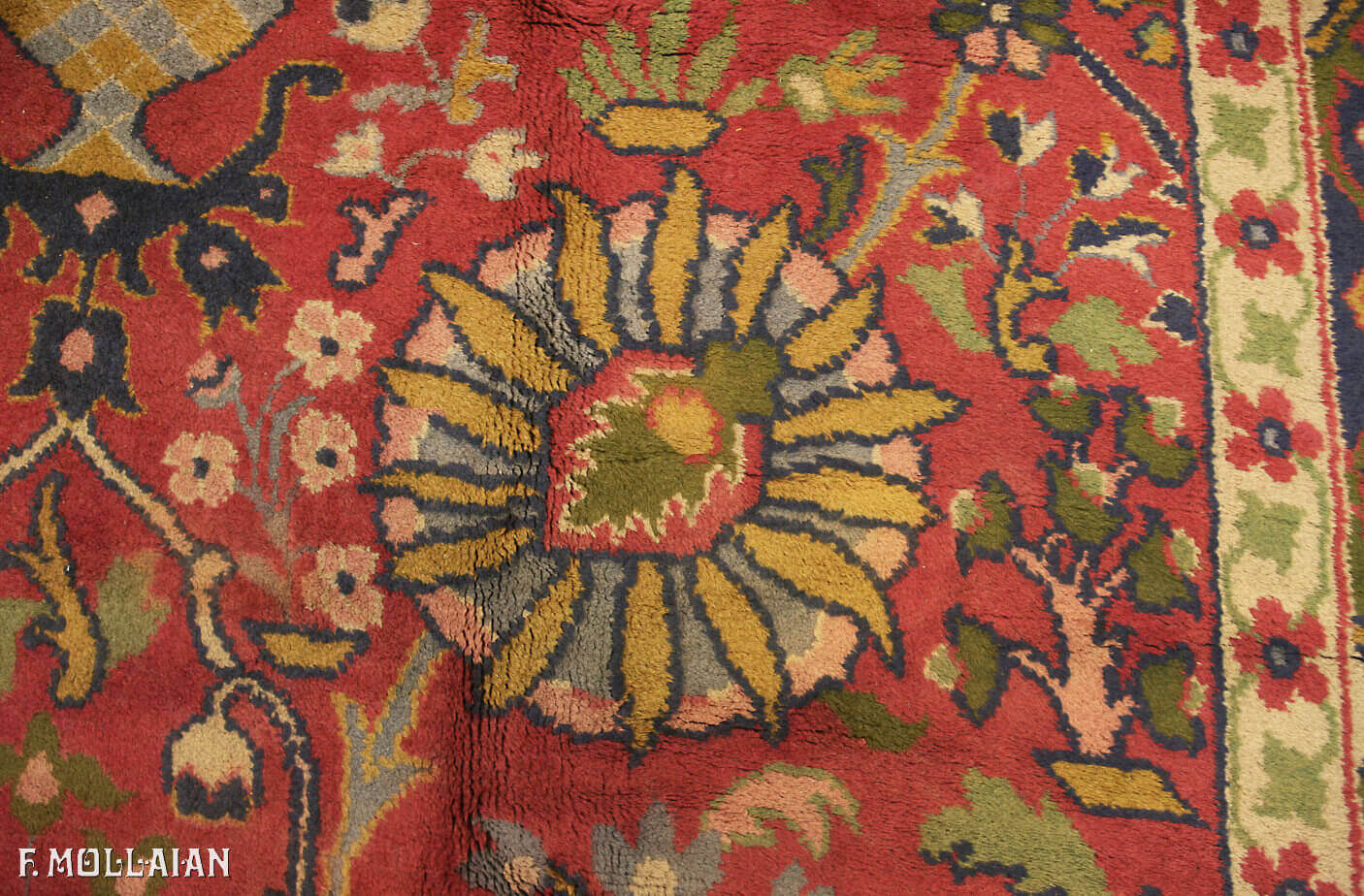 A Very Large Antique English Donegal Carpet n°:42237089